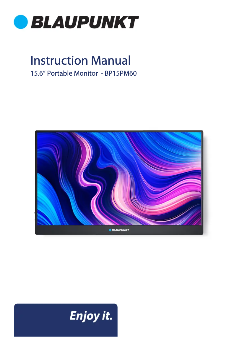 Image de la première page du manuel de l'appareil BP15PM60