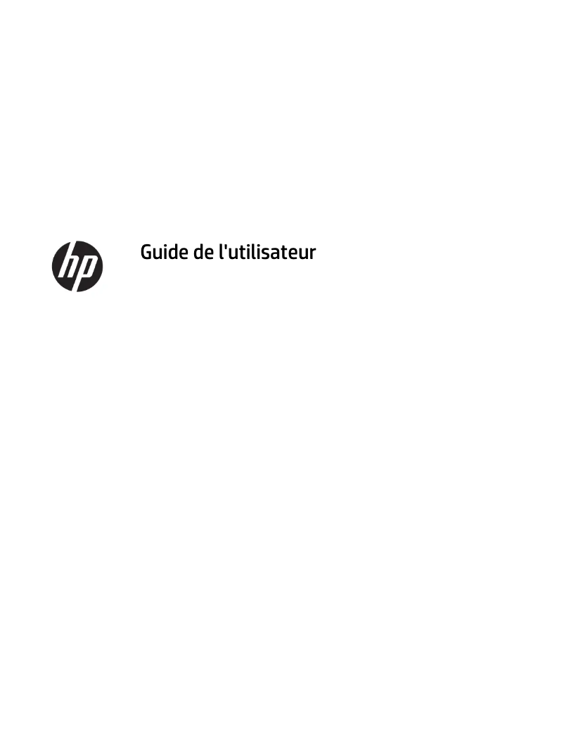 Page n°1 - Manuel utilisateur HP Z Display Z23n G2