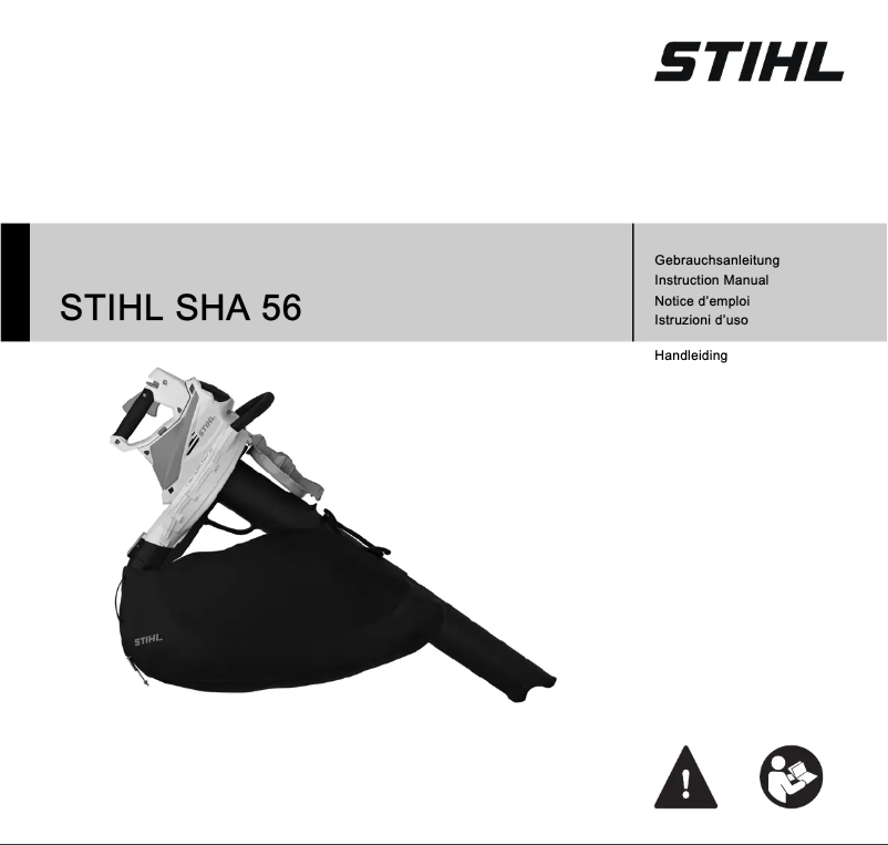 Page 1 de la notice Manuel utilisateur Stihl SHA56