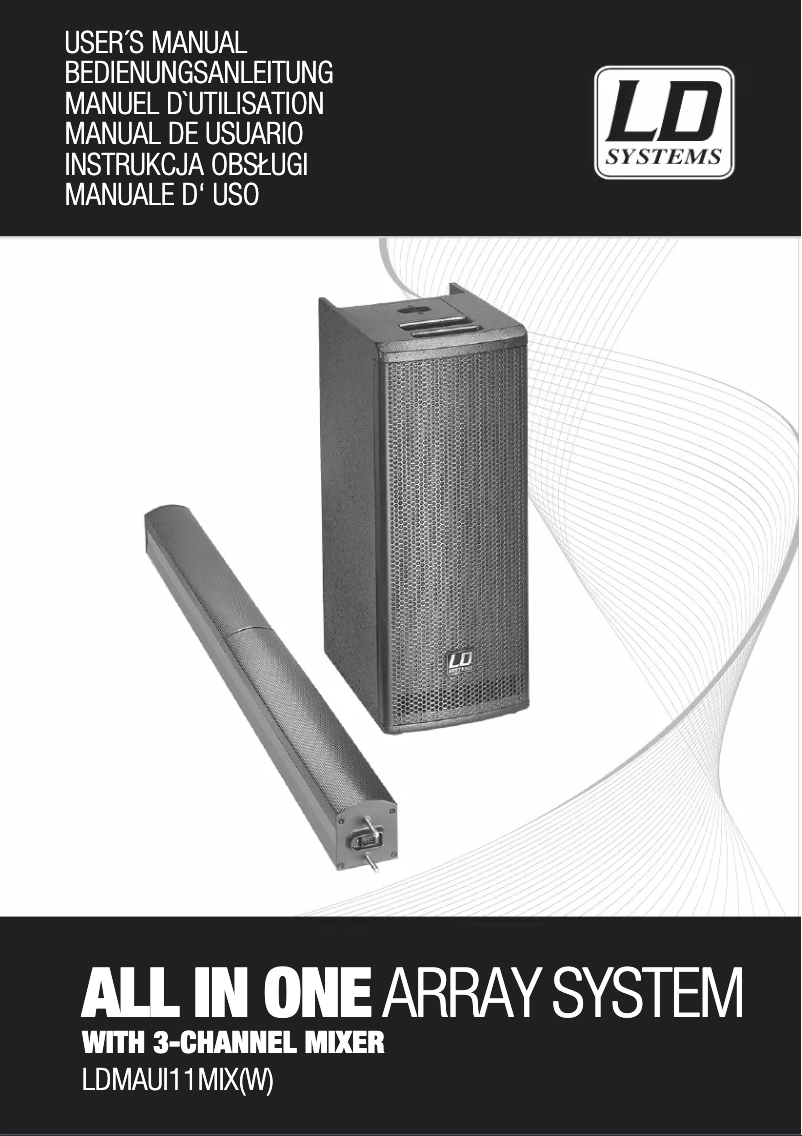 Image de la première page du manuel de l'appareil MAUI 11 MIX