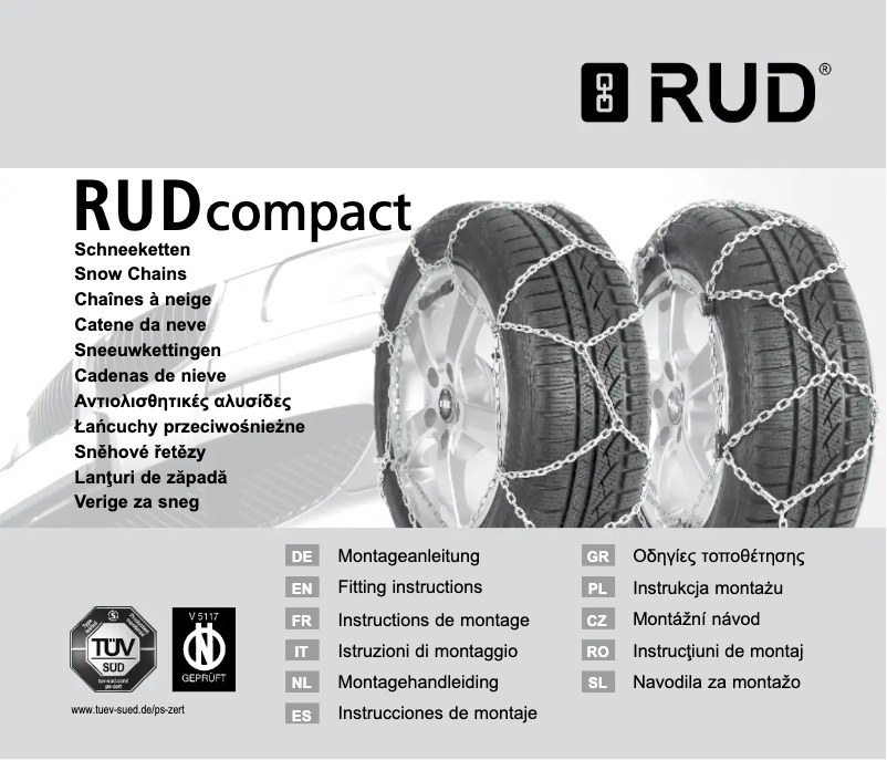Page 1 de la notice Manuel utilisateur RUD RUDcompact GRIP 4025