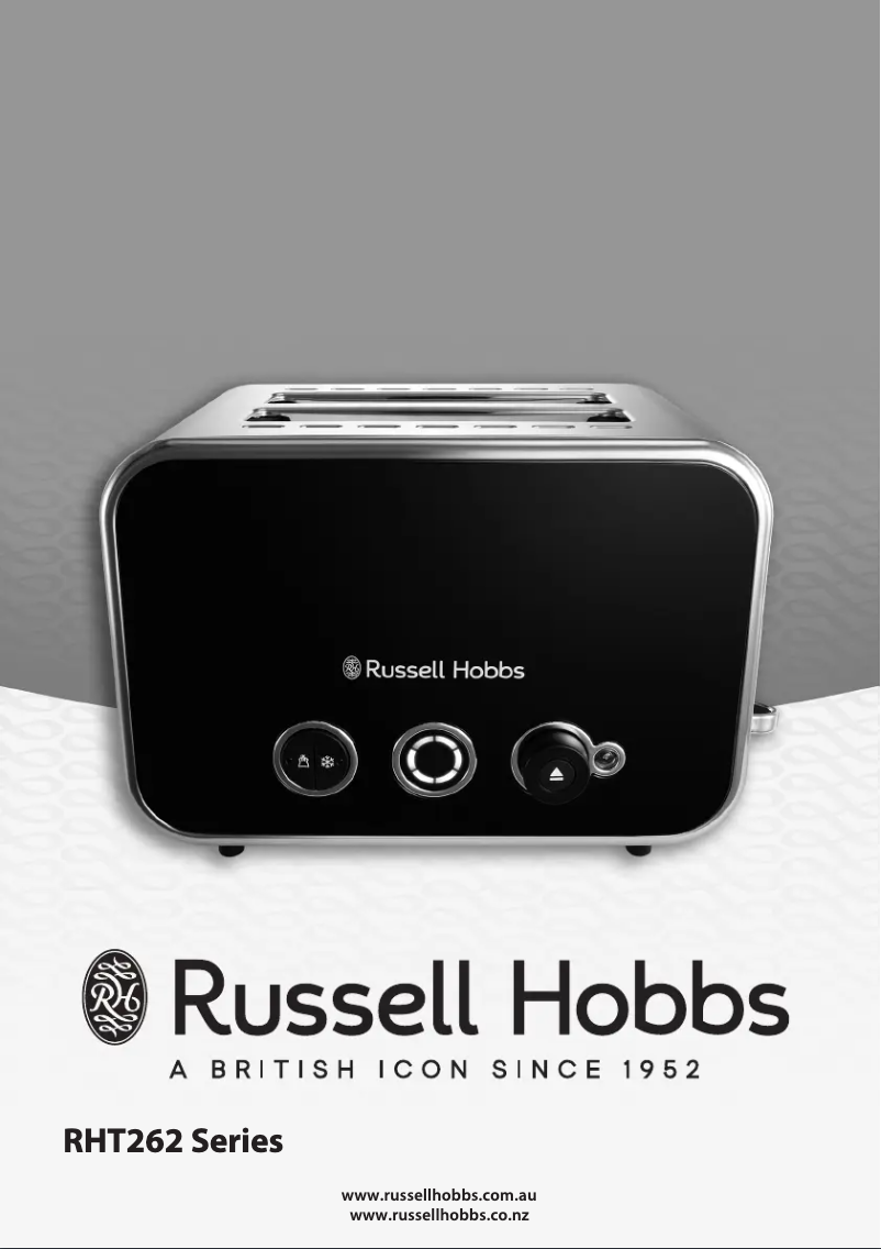 Page 1 de la notice Manuel utilisateur Russell Hobbs Distinctions RHT262