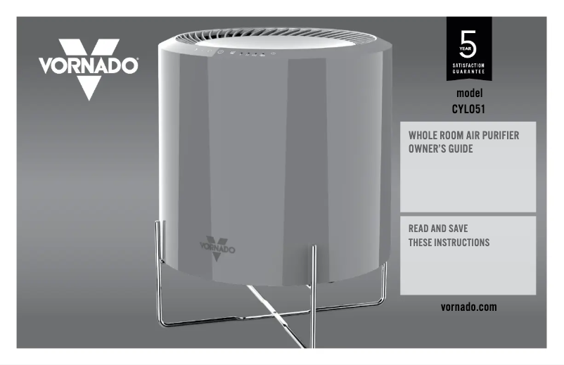 Página 1 del manual Manual de usuario Vornado CYLO51