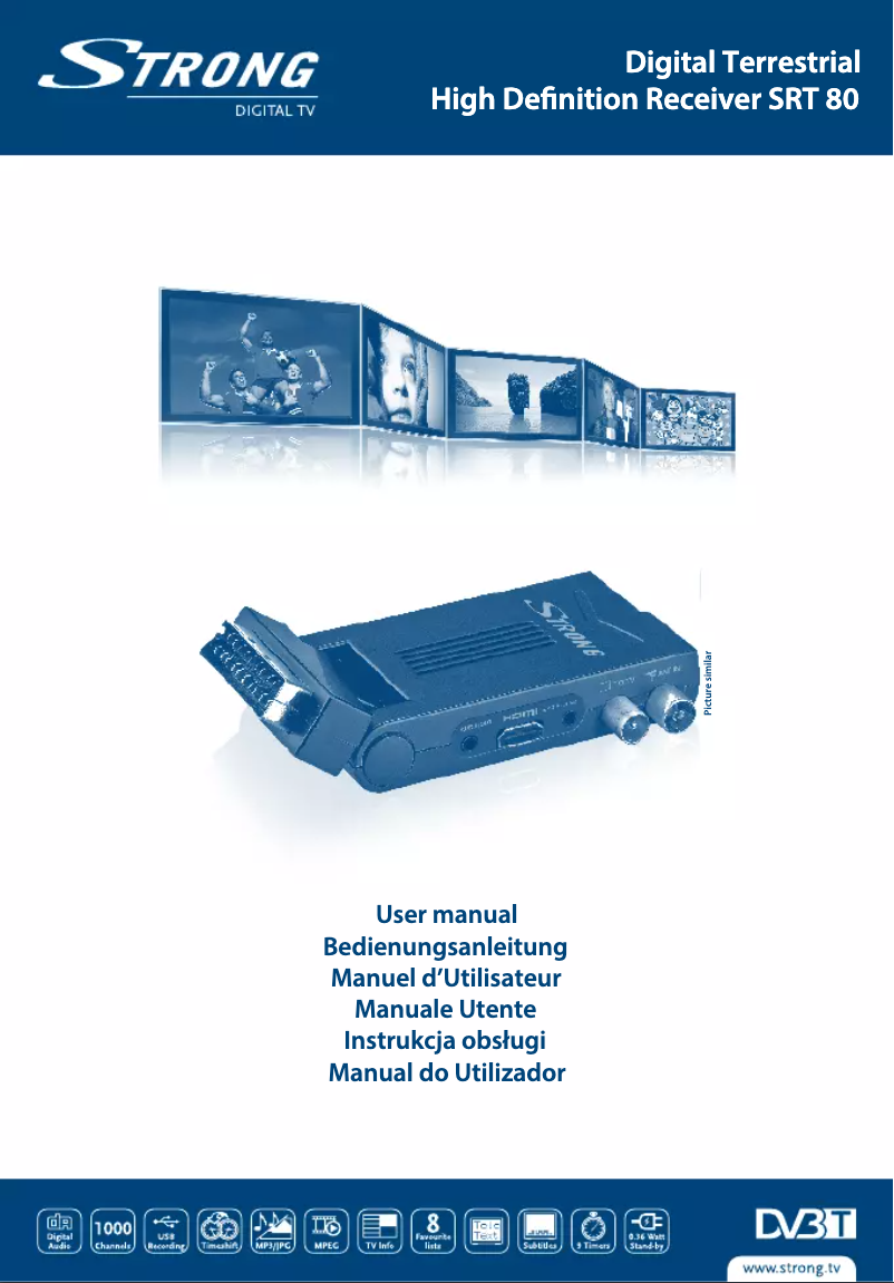 Page 1 de la notice Manuel utilisateur Strong SRT 80