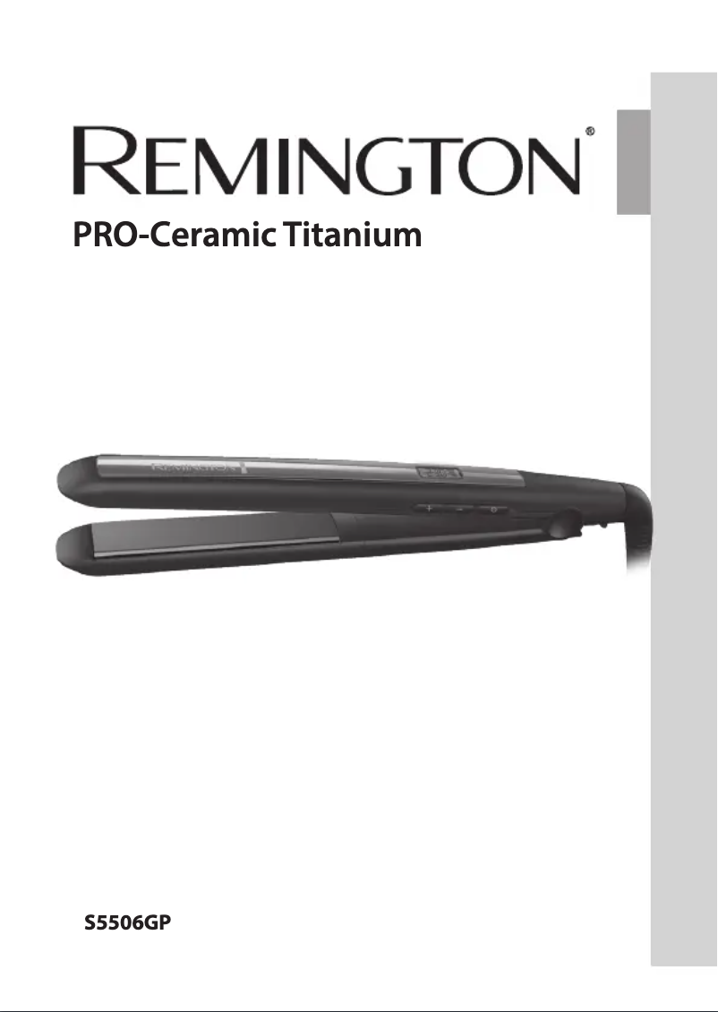 Page 1 de la notice Manuel utilisateur Remington S5506GP