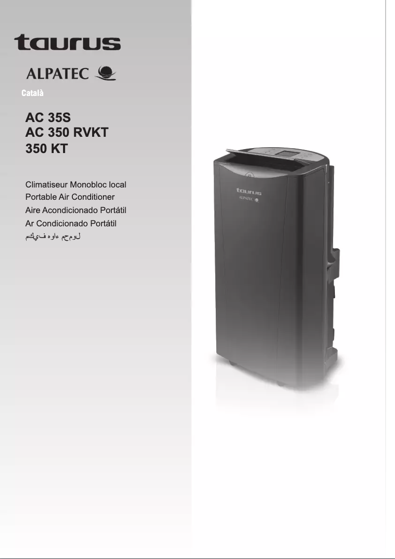 Image de la première page du manuel de l'appareil AC 350 RVKT