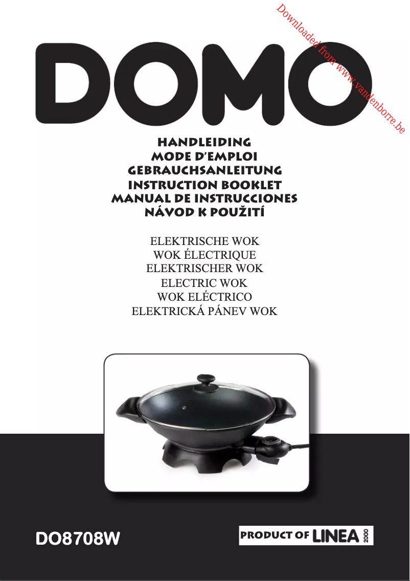 Page 1 de la notice Manuel utilisateur Domo DO8708W