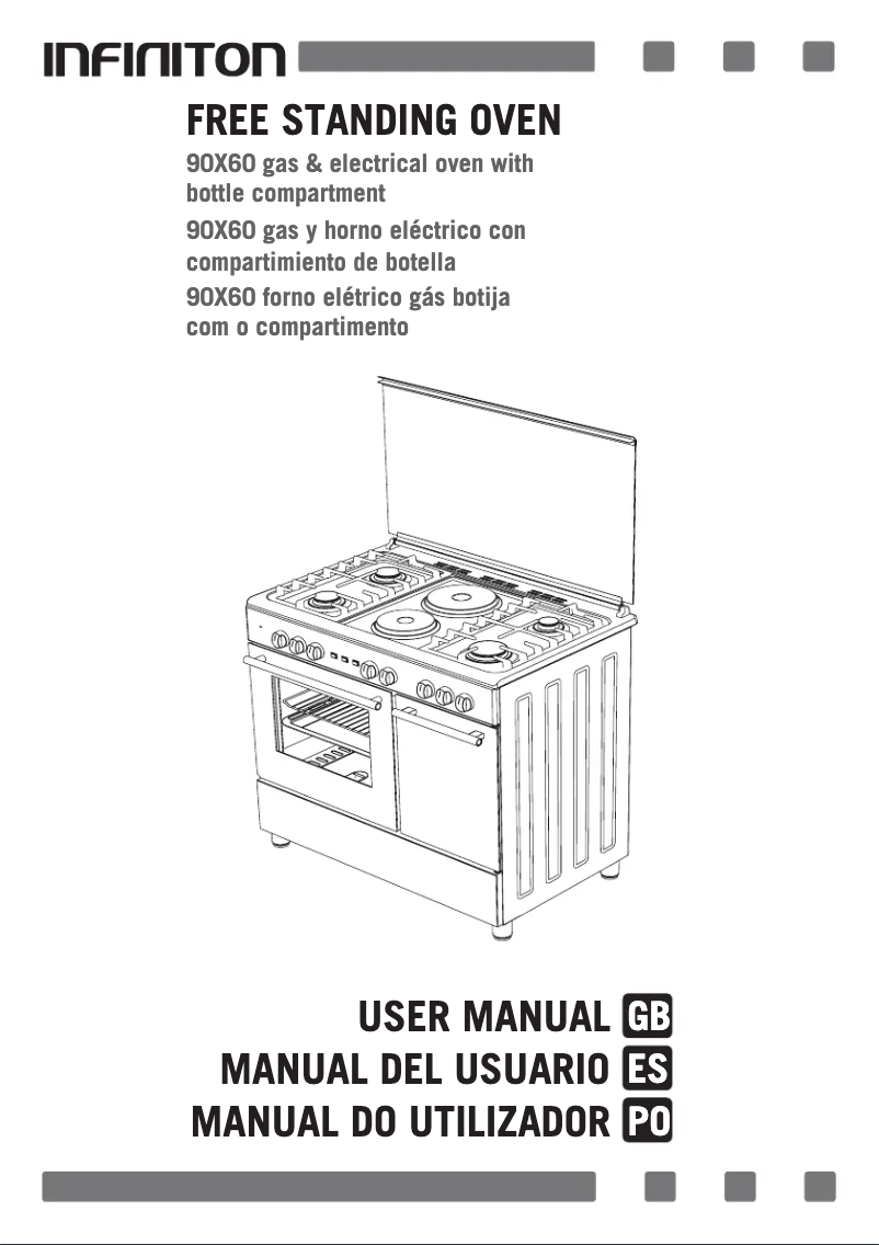 Page 1 de la notice Manuel utilisateur Infiniton CC90X2W4F