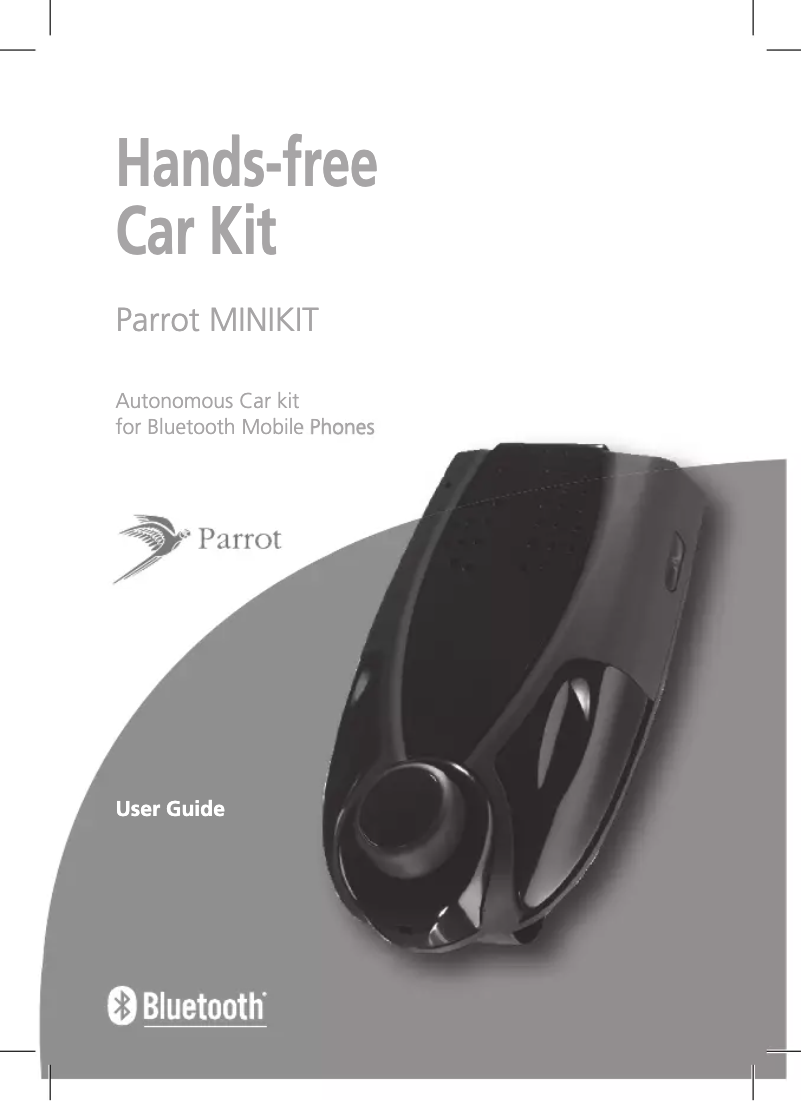 Page n°1 - Mode d'emploi Parrot Minikit+