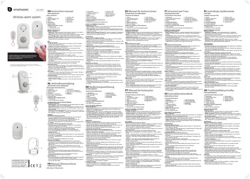 Page n°1 - Manuel utilisateur Smartwares SMA-49050