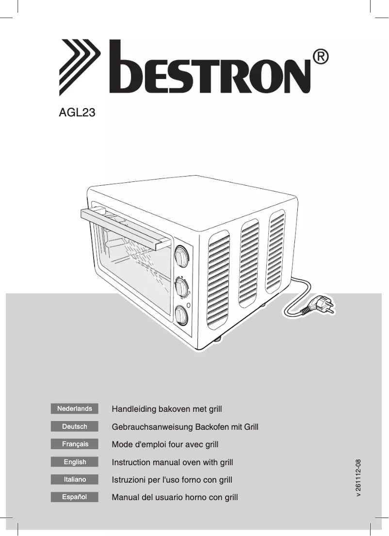 Image de la première page du manuel de l'appareil AGL23