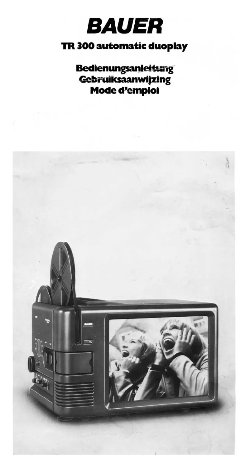 Page n°1 - Manuel utilisateur Bauer TR300 Automatic Duoplay