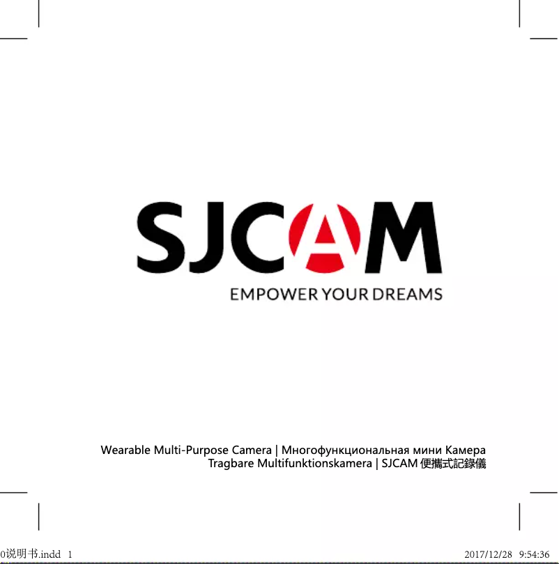 Page n°1 - Manuel utilisateur SJCAM A10