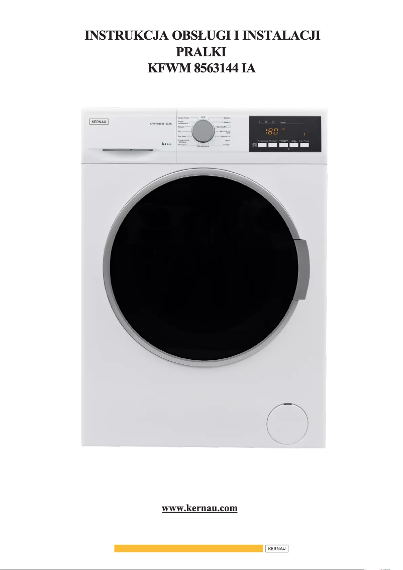 Page 1 de la notice Manuel utilisateur Kernau KFWM 8563144 IA