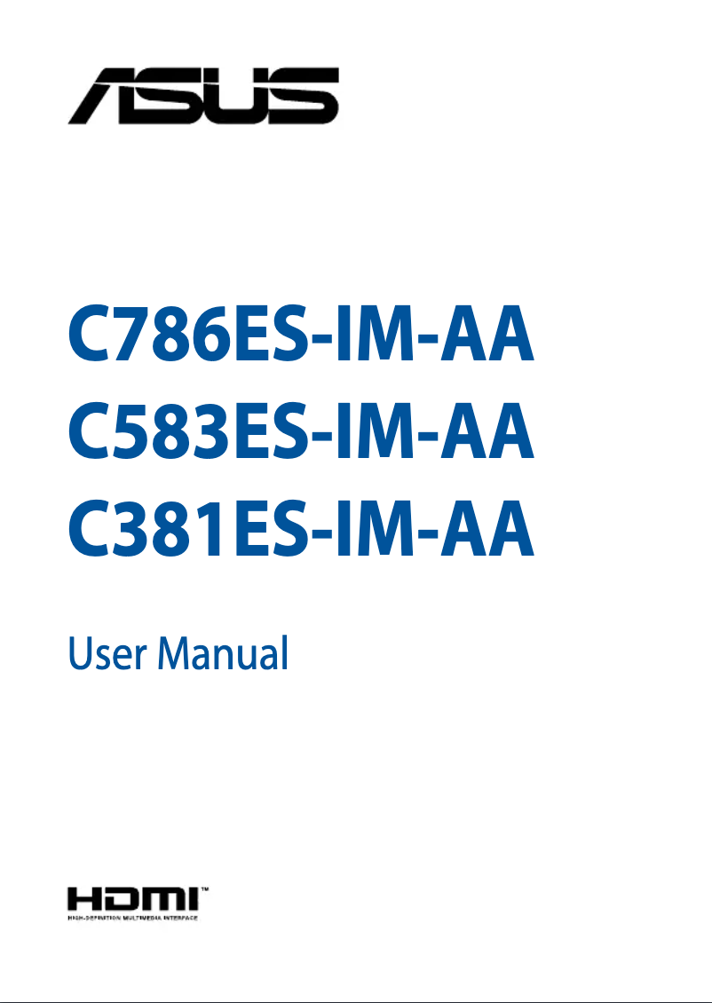 Image de la première page du manuel de l'appareil C786ES-IM-AA