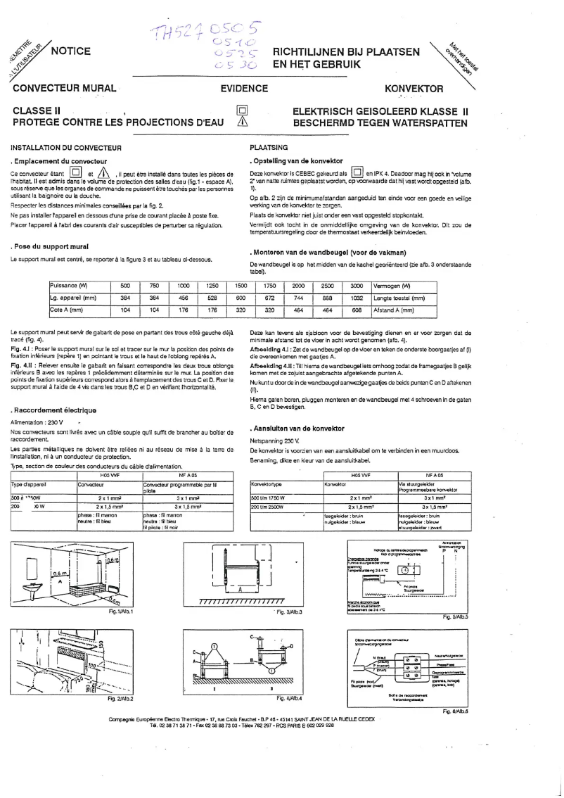 Image de la première page du manuel de l'appareil TH5270515