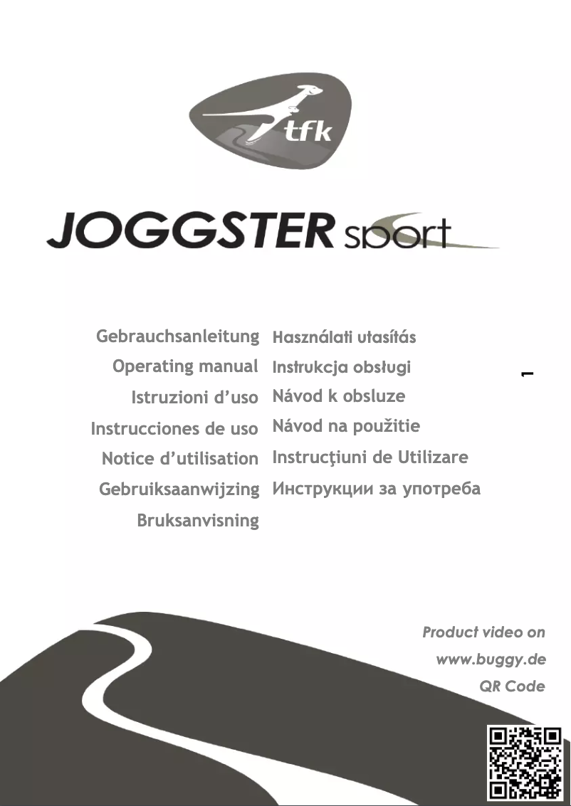 Page 1 de la notice Manuel utilisateur TfK Joggster Sport