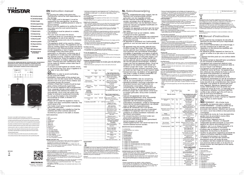 Image de la première page du manuel de l'appareil KA-5074