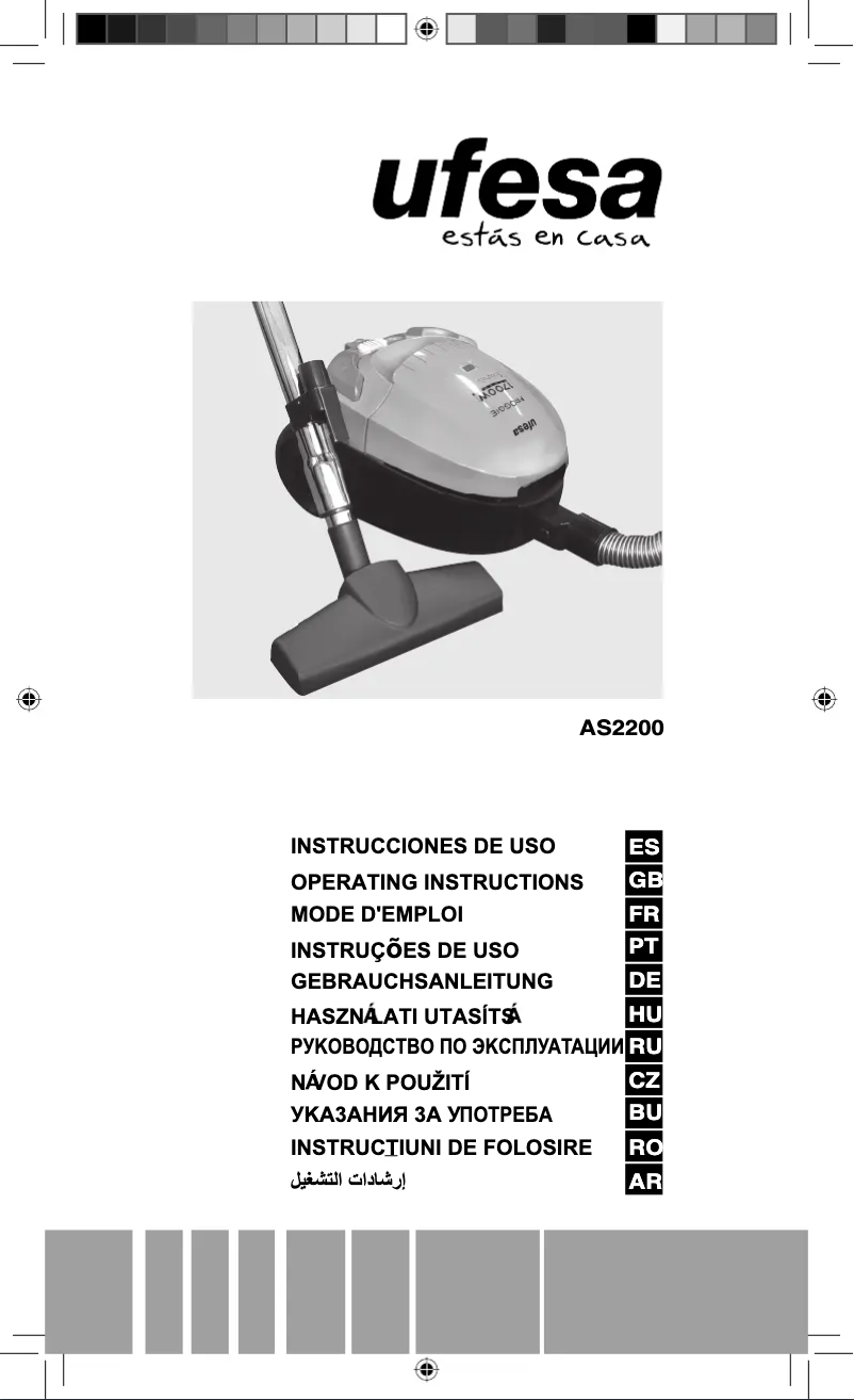 Página 1 del manual Manual de instrucciones Ufesa AS2200