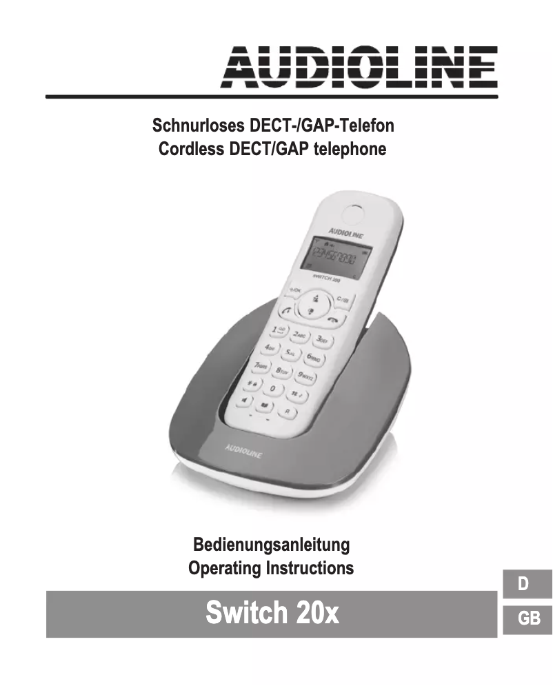 Página 1 del manual Manual de usuario Audioline SWITCH 200