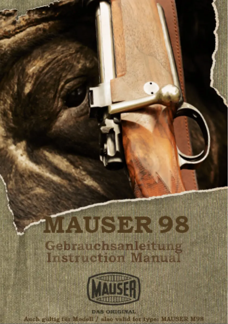 Page n°1 - Manuel utilisateur Mauser 98