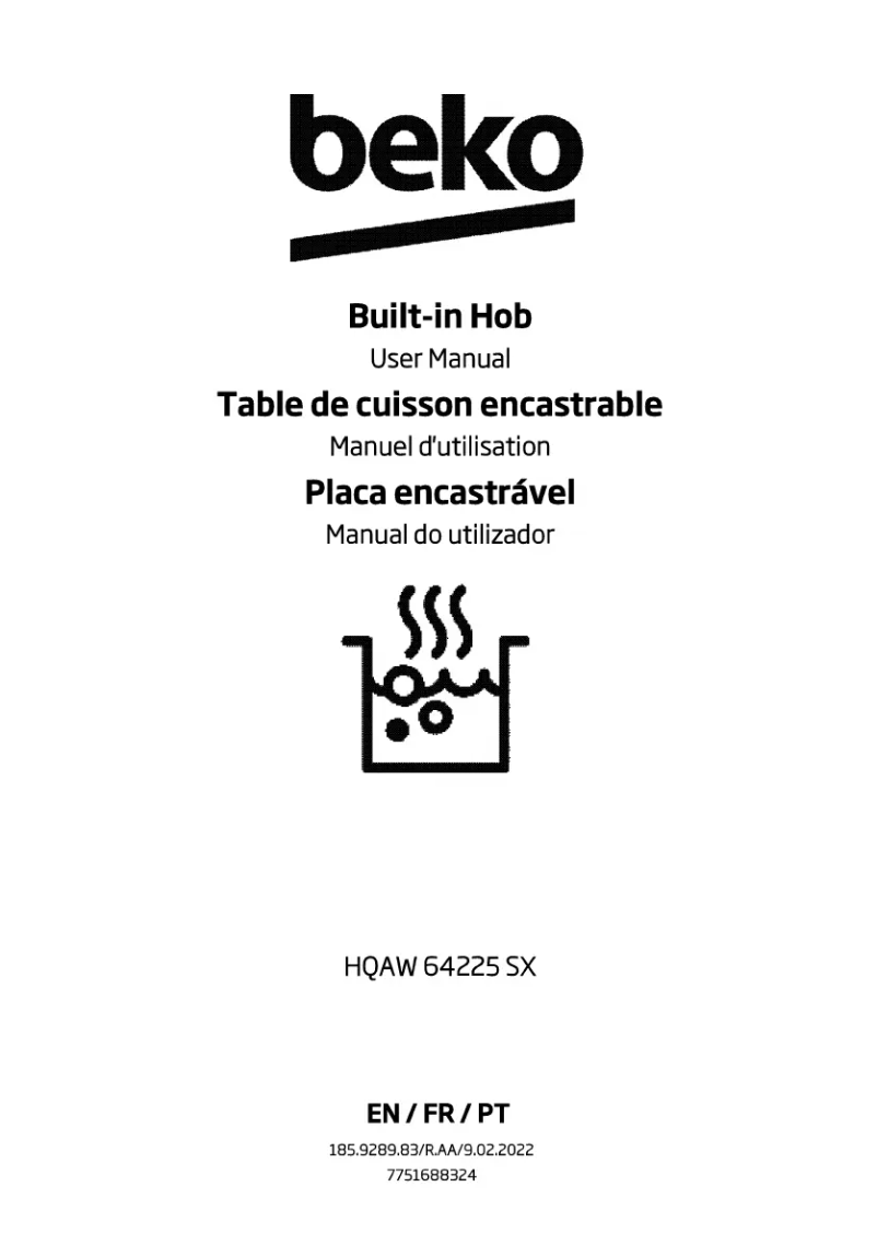 Page 1 de la notice Manuel utilisateur Beko HQAW 64225 SX