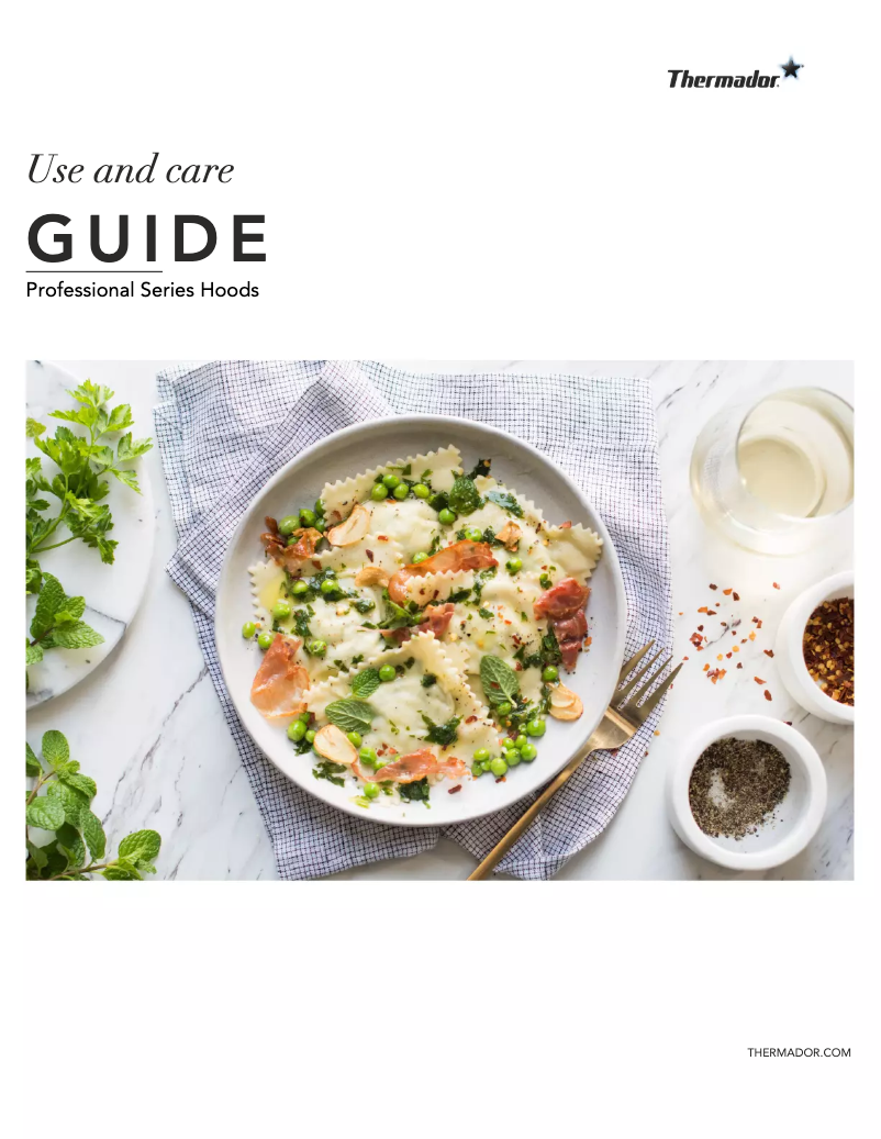 Página 1 del manual Manual de usuario Thermador HPIN54WS