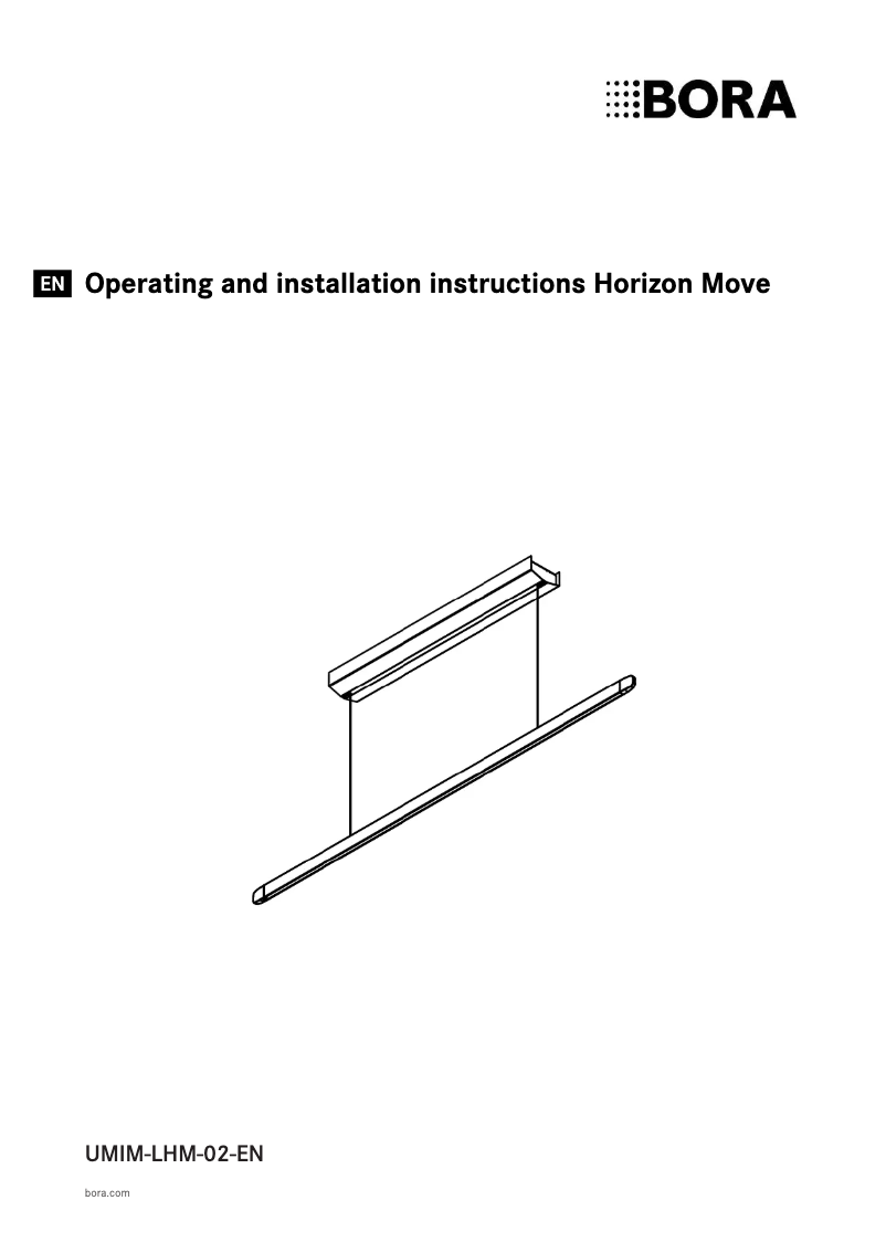 Image de la première page du manuel de l'appareil Horizon Move