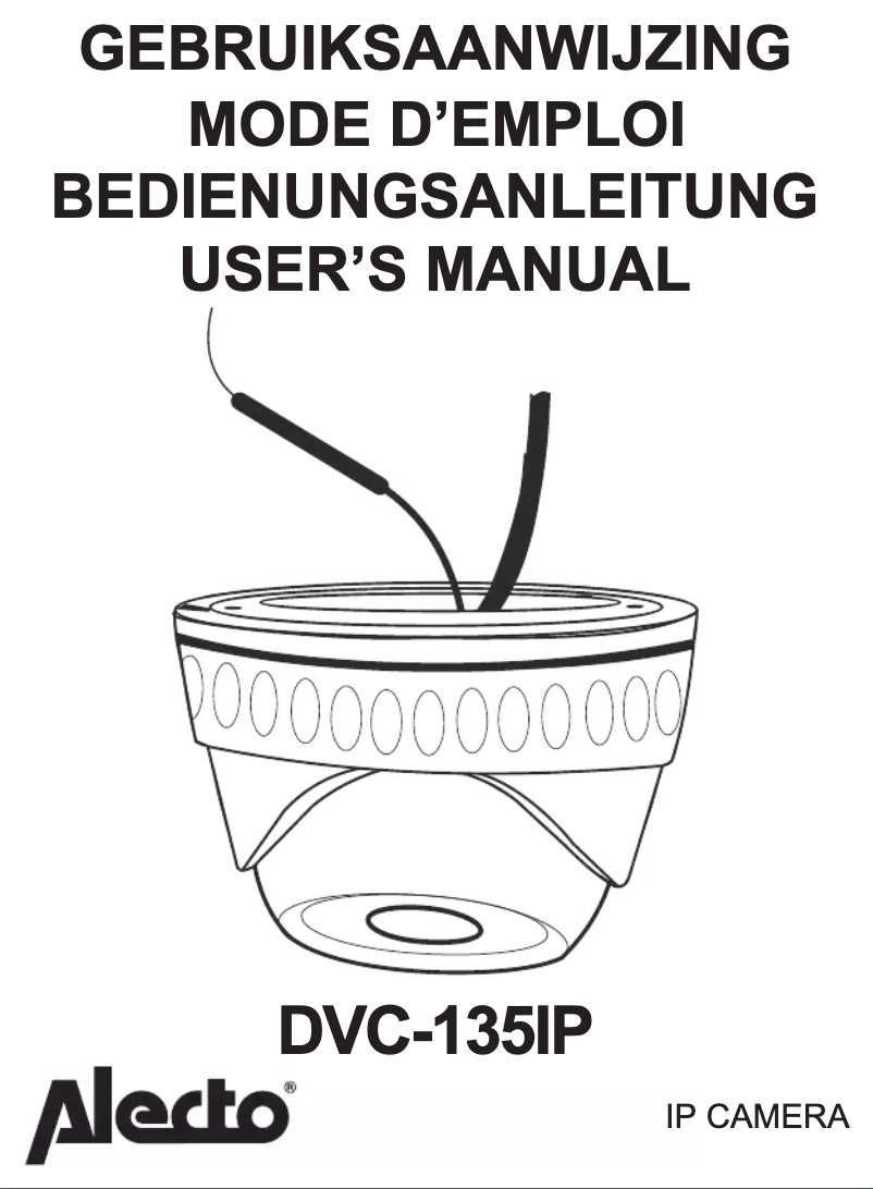 Page n°1 - Manuel utilisateur Alecto DVC-135IP