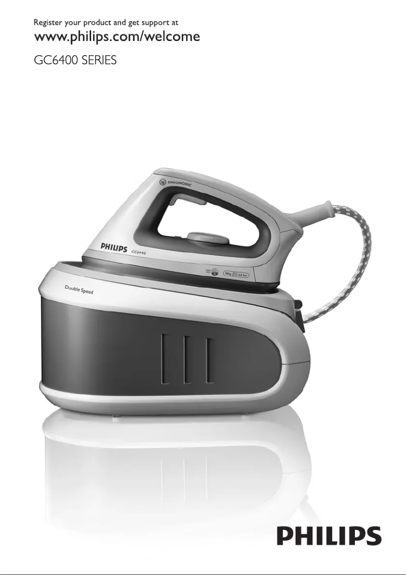 Image de la première page du manuel de l'appareil Double Speed GC6440