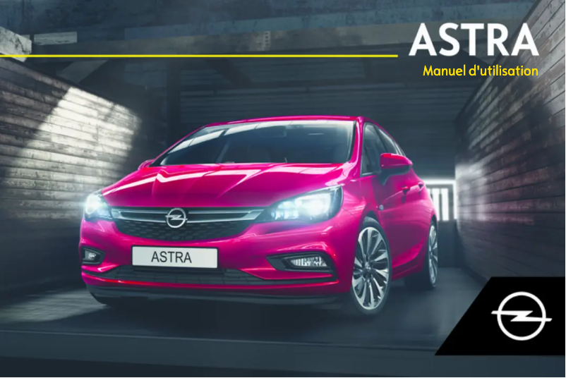 Page 1 de la notice Manuel utilisateur Opel Astra K (2018)
