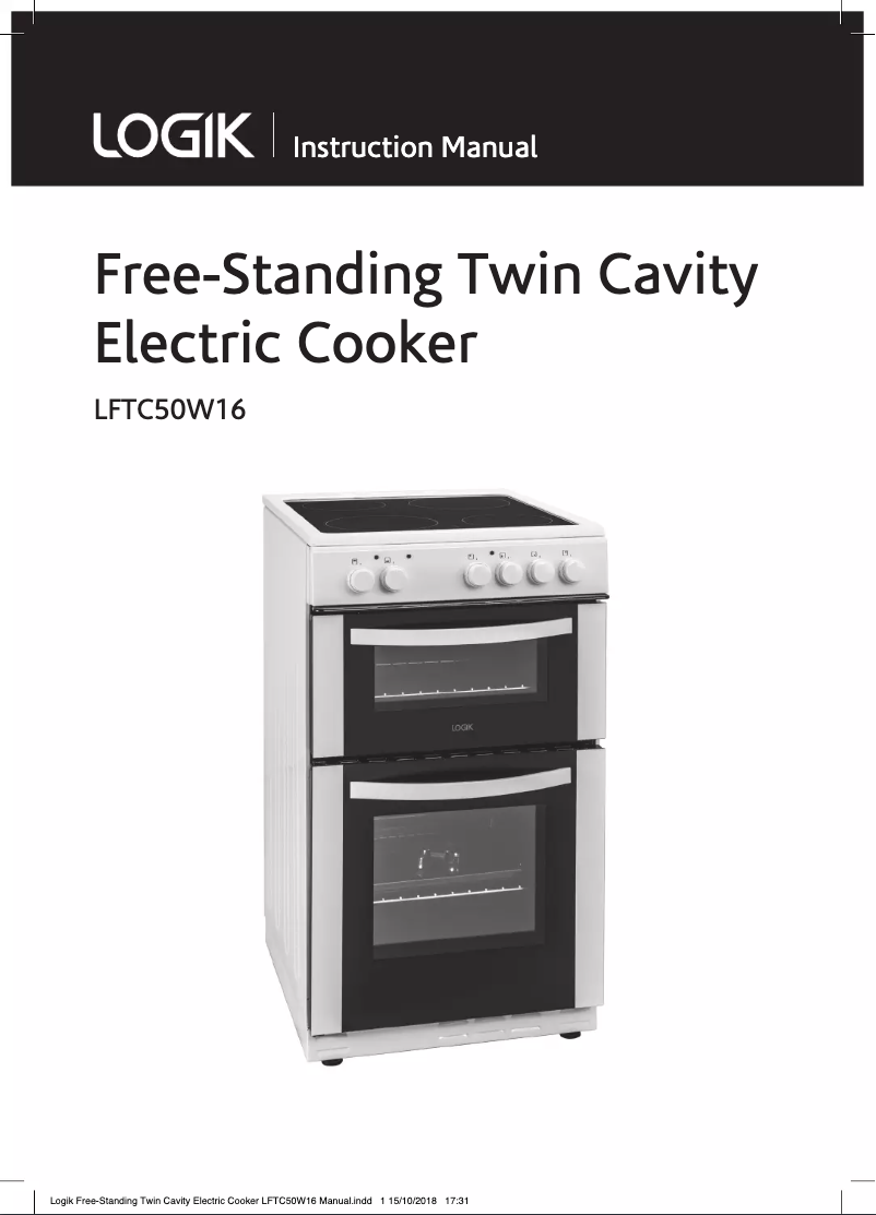 Image de la première page du manuel de l'appareil LFTC50W16