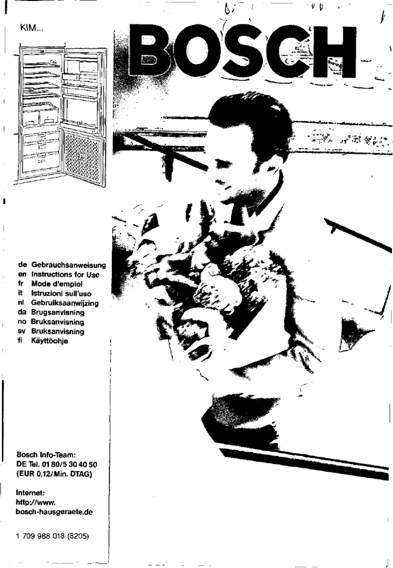Page n°1 - Manuel utilisateur Bosch KIM2674