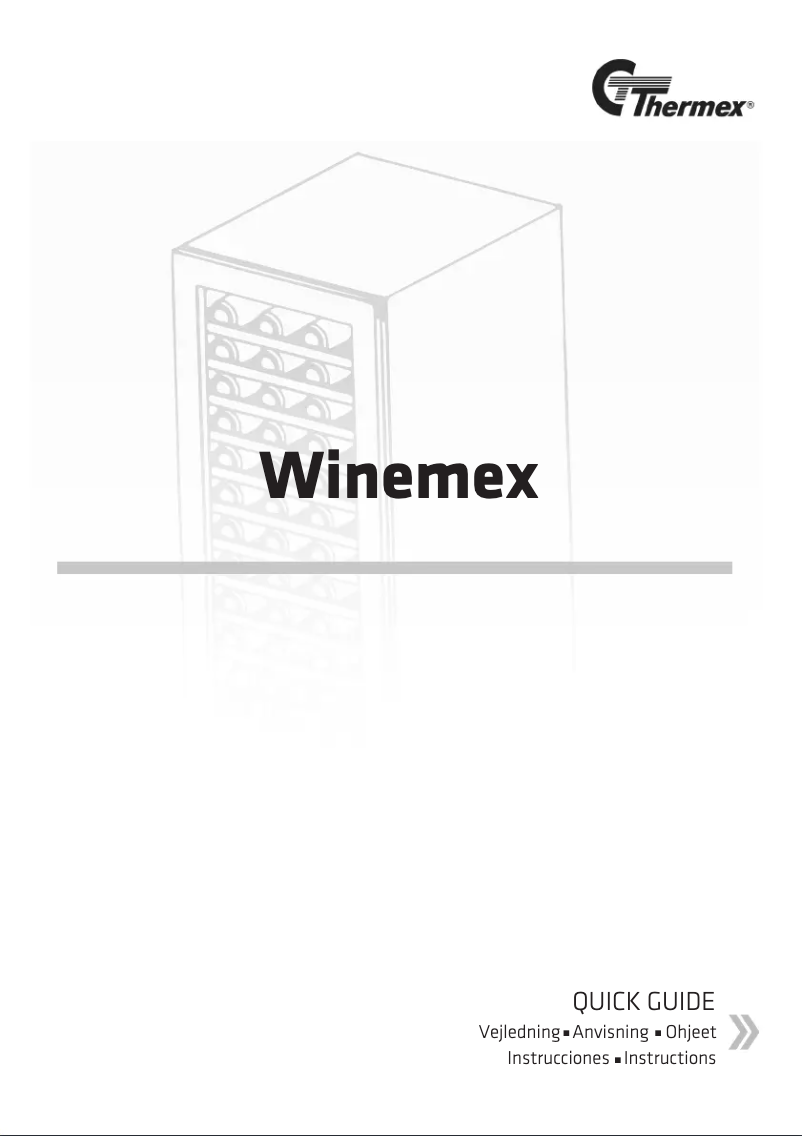 Image de la première page du manuel de l'appareil Winemex 7