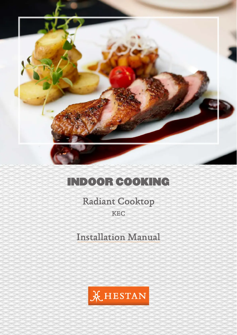 Page n°1 - Guide d'installation Hestan KEC30-BK