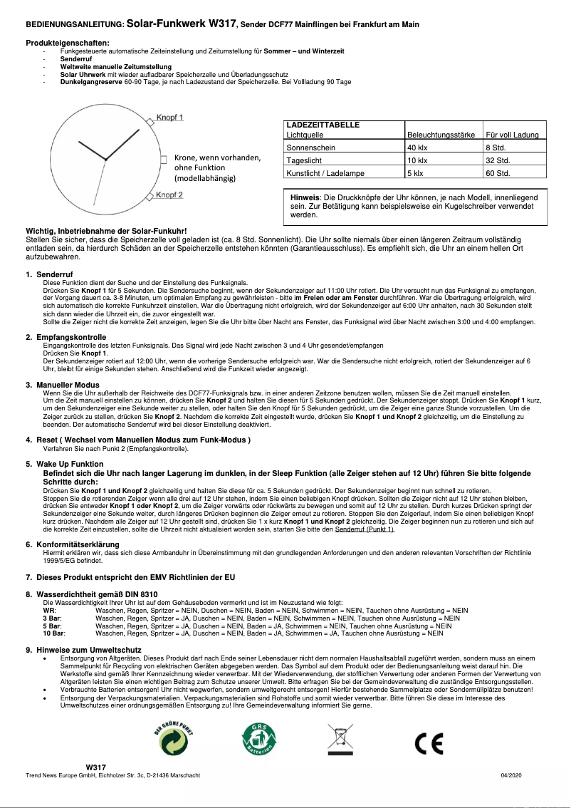 Page 1 de la notice Manuel utilisateur ETT Gobi