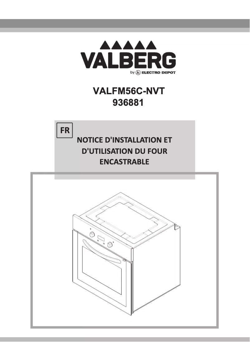 Image de la première page du manuel de l'appareil VAL FM 56C NVT