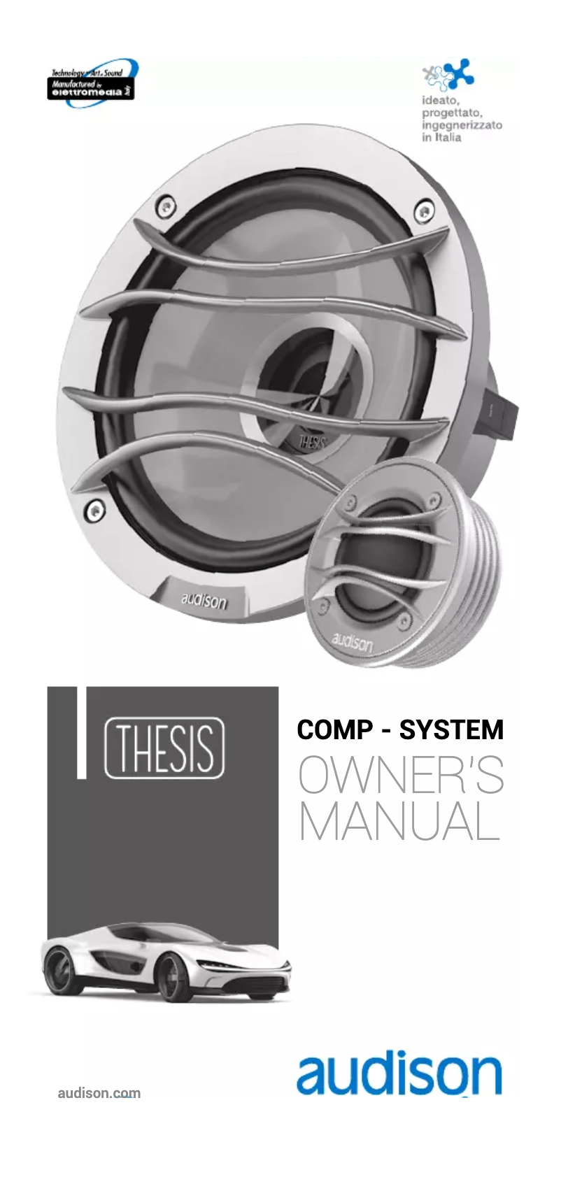 Page n°1 - Manuel utilisateur Audison Thesis TH 3.0 II Voce