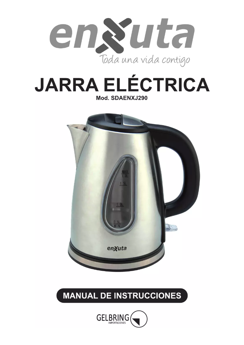 Page 1 de la notice Manuel utilisateur Enxuta SDAENXJ290