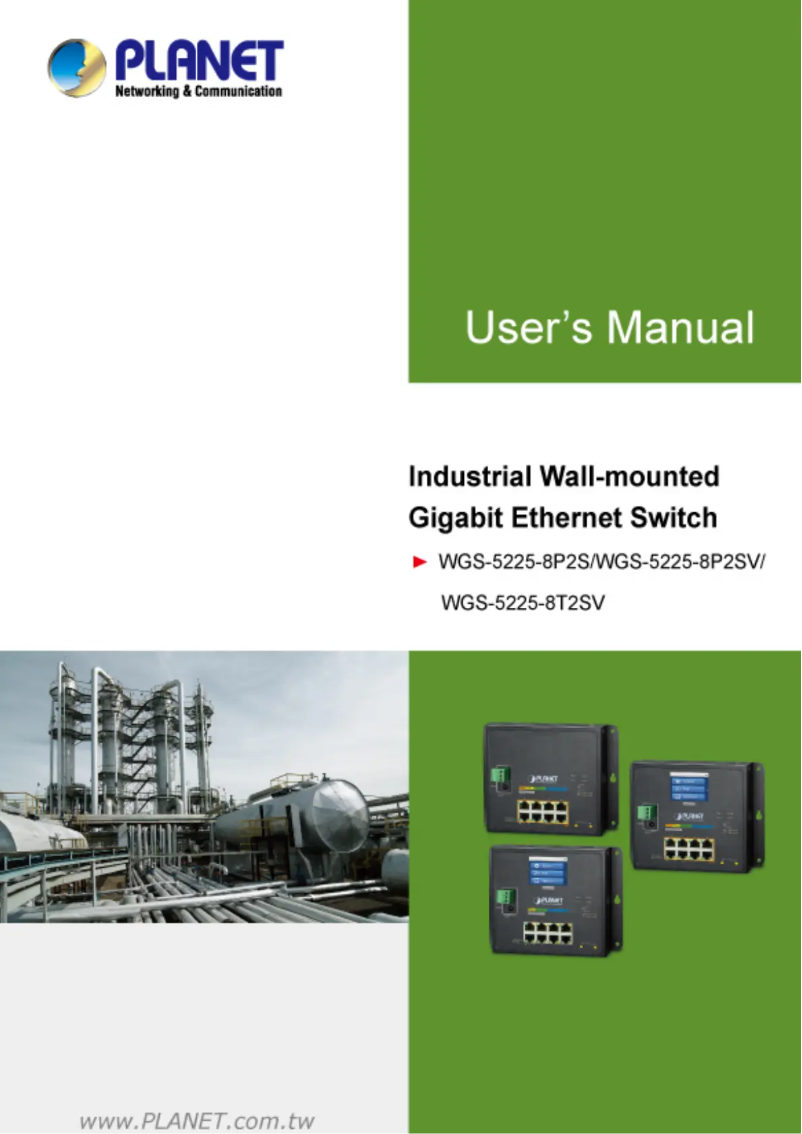 Page n°1 - Manuel utilisateur Planet WGS-5225-8T2SV