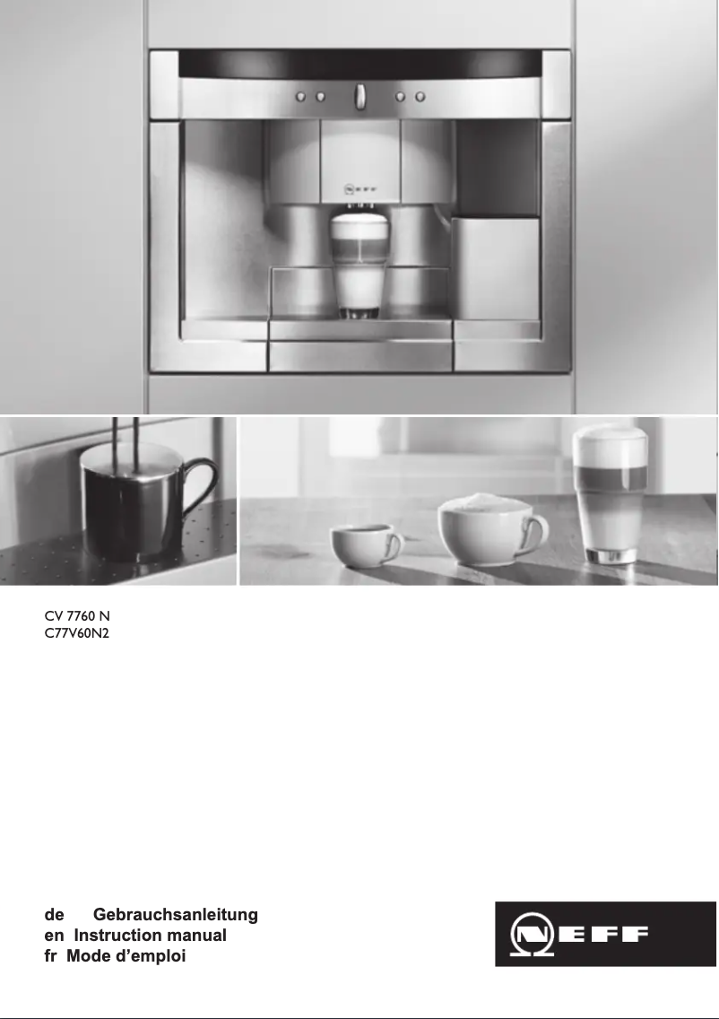 Page n°1 - Manuel utilisateur Neff C77V60N2GB