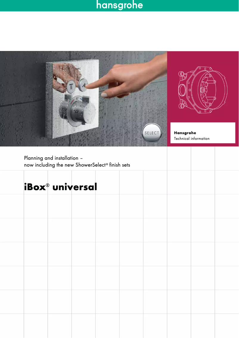 Image de la première page du manuel de l'appareil IBox universal