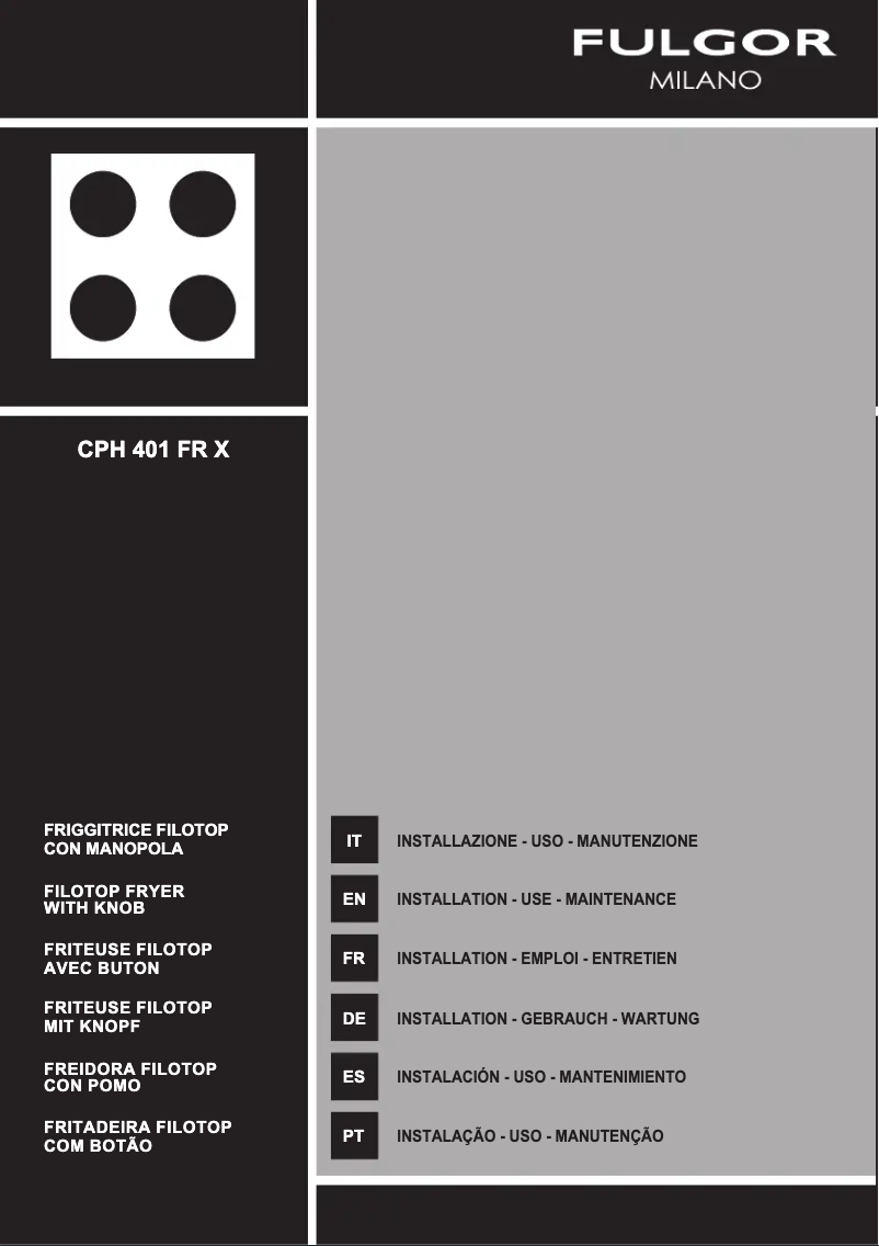 Image de la première page du manuel de l'appareil CPH 401 FR X