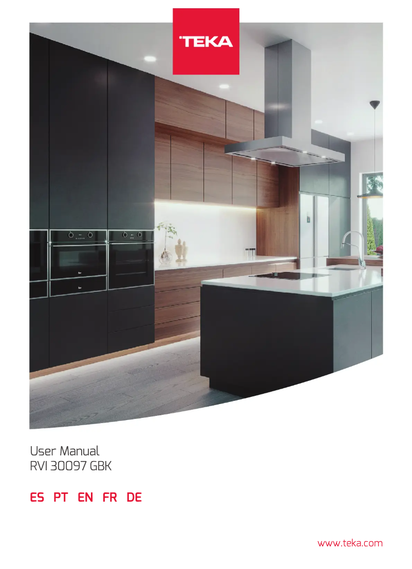 Page 1 of the manual User Manual Teka RVI 30097 GBK