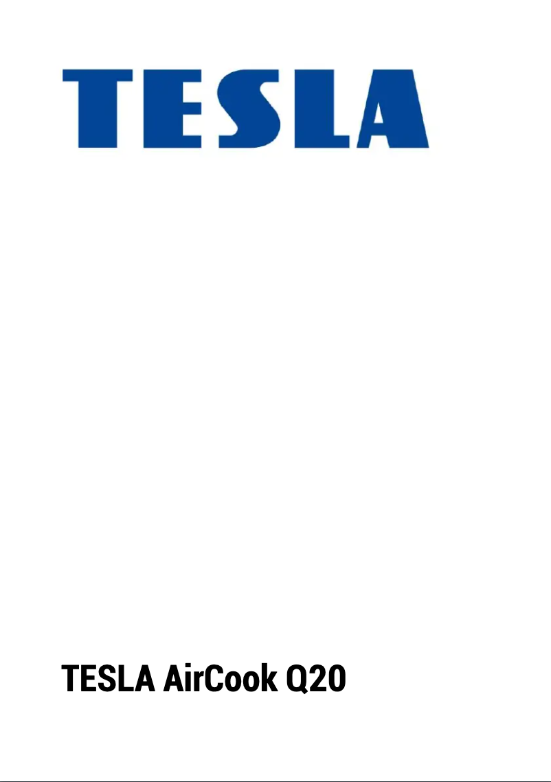 Image de la première page du manuel de l'appareil AirCook Q20