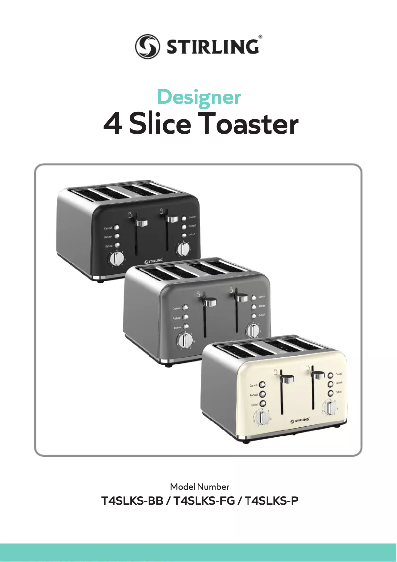 Page n°1 - Guide de démarrage rapide Stirling T4SLKS