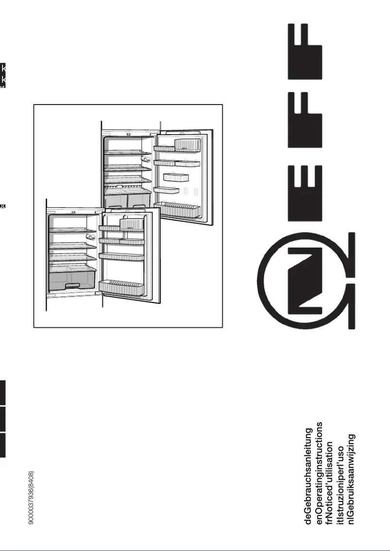 Page 1 de la notice Manuel utilisateur Neff K 6624 X4