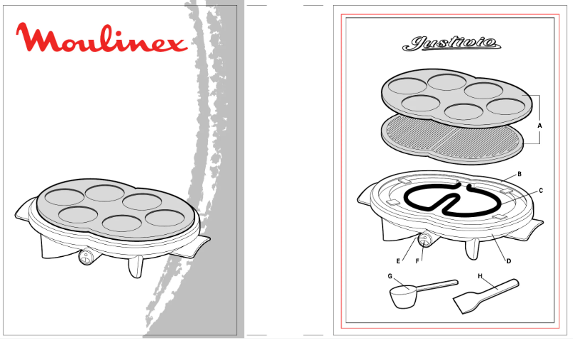 Page 1 de la notice Manuel utilisateur Moulinex Gustivio CF7