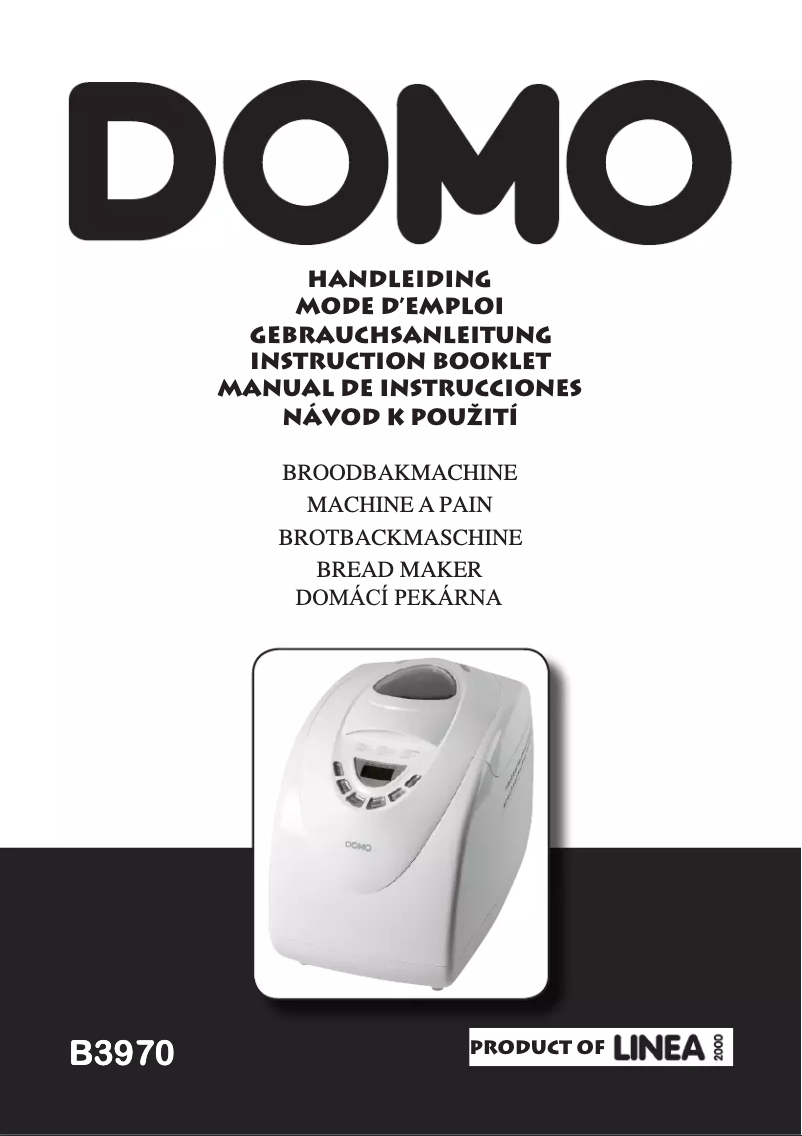 Page 1 de la notice Manuel utilisateur Domo B3970