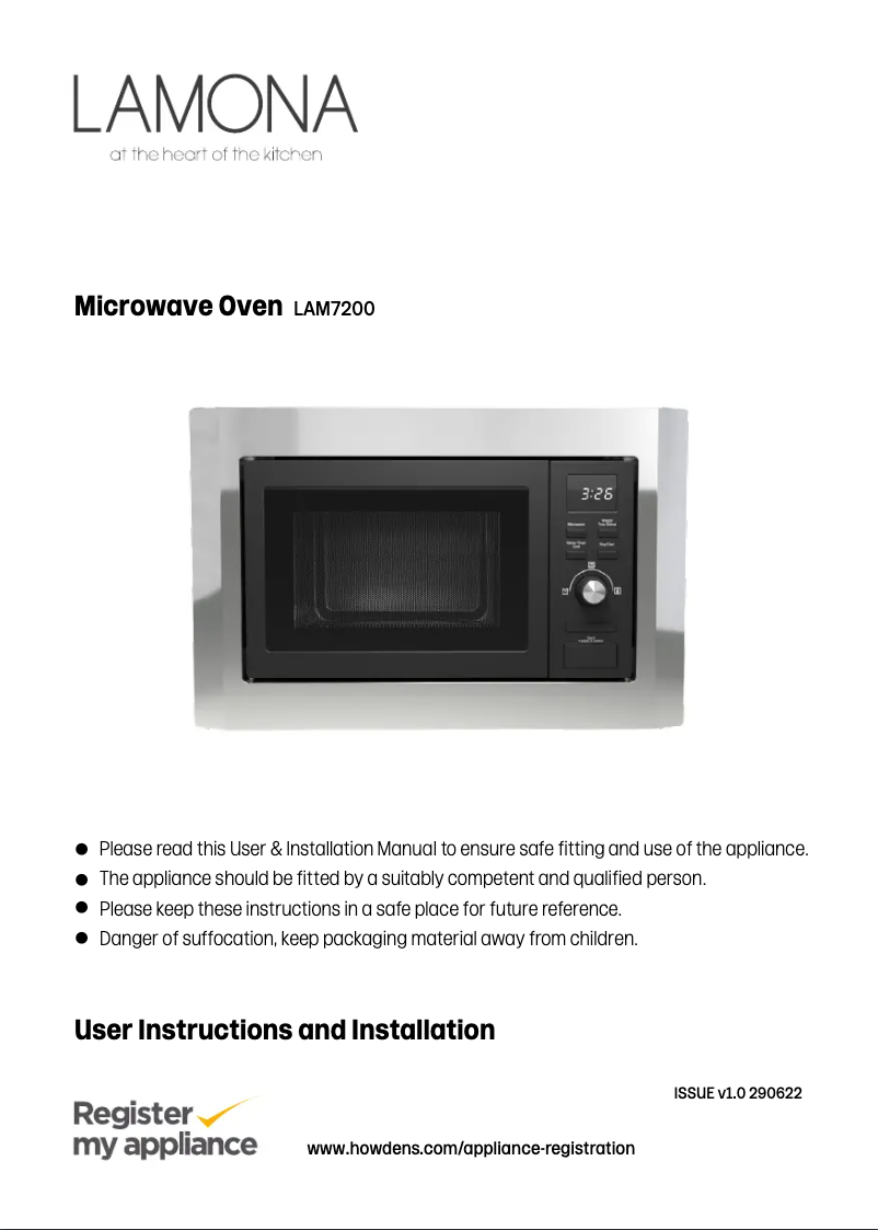 Page n°1 - Manuel utilisateur Lamona LAM7200